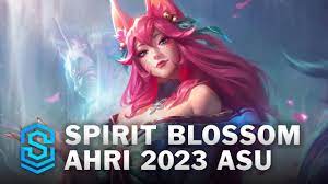Spirit Blossom Ahri Skin Spotlight - League of Legends - YouTube