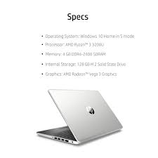 Ryzen dizüstü bilgisayar ve gaming laptop için tıklayın. Hp 14 Laptop Amd Ryzen 3 3200u 4gb Sdram 128gb Ssd Whisper Silver 14 Dk0028wm Walmart Com Walmart Com