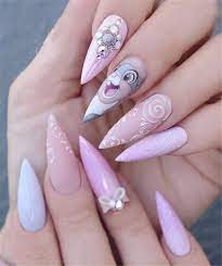 Stiletto nails have been on the top for a while now, and they seem not to go anywhere any time soon. 25 Disney Cutest Stiletto Nails Design Inspiration Coffin Nails Designs Stiletto Nails Designs Nail Design Inspiration
