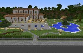 Maybe you would like to learn more about one of these? Grand Modern House With Pool 3 Blueprints For Minecraft Houses Castles Towers And More Grabcraft