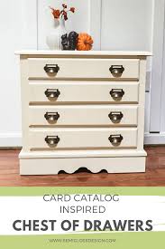 Once approved for the ashley advantage™ credit card, you'll be able to select a payment option that suits you. Vintage Inspired Diy Card Catalog Chest Of Drawers Makeover