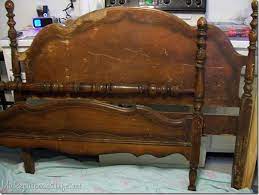How To Repair Clamp A Headboard Headboard Antique Headboard Refinished Headboard