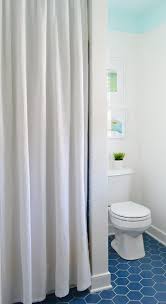 After removing the wallpaper which was a pain all by itself, i'm left with walls that had 2 coats of paint under the wallpaper, removing the wallpaper pulled i started spackling holes as per usual paint prep, but if i have to use this procedure to cover the speckled texture portion, it will take forever to. Adding Color And Trim To A Bathroom Ceiling Young House Love