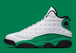 Official Images Of The Air Jordan 13 Lucky Green In 2020 Air Jordans Sneakers Nike Footwear