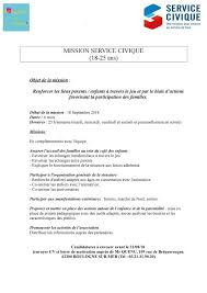 Indémnisé 580 € par mois, le service civique se réalise en france ou à l'étranger, de 6 à 12 mois. Le Cafe Des Enfants Marelle Et Ricochet Offre Une Mission De Service Civique Parent62 Org