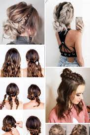 15 Coiffures Faciles Creatives Pour Les Idees De Cheveux Moyenne Vous Tomberez Amoureux Medium Hair Styles Easy Hairstyles Hair Styles