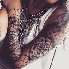 Mandala Tattoo Drawing Fullsleevetattoos Feminine Tattoos Feminine Arm Tattoos Full Arm Tattoos