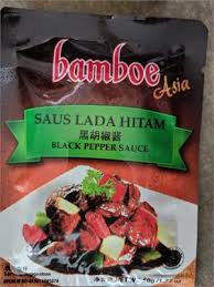 Penyedap rasa 1,5 sdm gula putih 1 sdm. Black Pepper Sauce Saus Lada Hitam 1 75 Oz By Bamboe