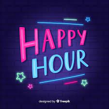 Happy Hour Font With Neon Lights In 2020 Happy Hour Retro Text Graffiti Text