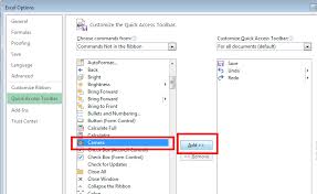 Excel Camera Tool Create An Image Snapshot In Excel Excel Camera Custom Ribbon
