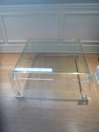 Vintage Lucite Square Coffee Table Hollywood Regency Mid Century Modern Karl Springer Acrylic Palm Beach Retr Coffee Table Square Coffee Table Lucite Furniture