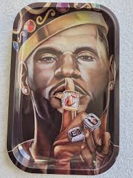 Lebron James Rolling Tray and Magnetic Hologram for Sale in Las Vegas, NV