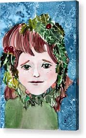 Mollys Holly Acrylic Print