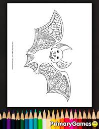 Beautiful bat on a skeleton skull, with candles. Pin On Coloring Pages