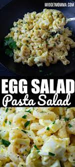 Egg Salad Pasta Salad Easy Salad Recipes Easy Egg Salad Boiled Egg Recipes