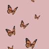Blue monarch butterfly aesthetic : 1