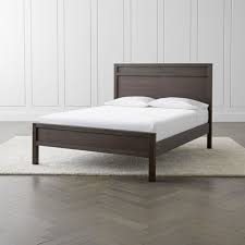 Keane Wenge Solid Wood Bed Crate And Barrel Solid Wood Bed Wood Beds Minimalist Bed