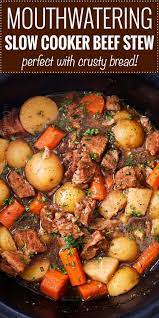 Beer And Horseradish Slow Cooker Beef Stew Recipe Crockpot Recipes Beef Stew Beef Soup Recipes Beef Stew With Beer