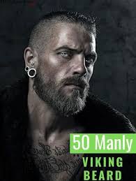 This beard style is perfect for people who like to keep their hair looking fresh and clean with a low fade hairstyle! Viking Beards