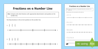 Common core number line worksheets. Put Fractions On A Number Line Activity Maths Resources