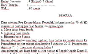 Contoh soal latihan uts bahasa sunda kelas 9 semester 1. Soal Uts Bahasa Sunda Kelas 11 Biografi