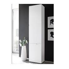 The tall narrow dressers are storage units that are designed in a slim design to fit small and narrow areas such as bedroom corners or hallways. Sorento Tall Narrow Bookcase Storage Shelving Unit With White Gloss Doors