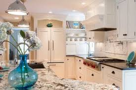 The Island Countertop Is Granite Delicatus Cream The Perimeter Is Nord Granite Countertops Kitchen Popular Kitchen Designs Kitchen Design Granite Countertops