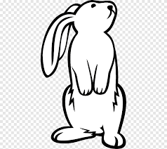 Lapin dessin noir et blanc. Lapin De Paques Lapin Dessin Noir Et Blanc Lapin Debout S Blanc Mammifere Png Pngegg