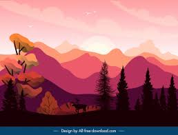 Check out inspiring examples of sunset_picture artwork on deviantart, and get inspired by our community of talented artists. Sunset Scenery For Drawing Free Vector Download 133 011 Free Vector For Commercial Use Format Ai Eps Cdr Svg Vector Illustration Graphic Art Design