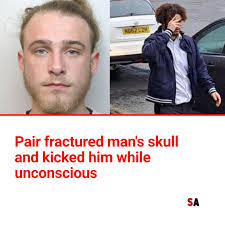 They continued to attack the victim as he lay motionless