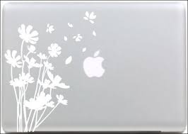 White Dandelion Mac Book Mac Book Air Mac Book Pro Mac Sticker Mac Decal Apple Decal Mac Decals Mac Stickers Mac Decals Air Mac