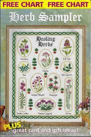 Healing Herbs Sampler Cross Stitch Chart From Mary Hickmott