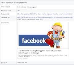 How to clear your facebook cache via the sharing debugger. The Facebook Sharing Debugger Is An Essential Content Marketing Tool Business 2 Community