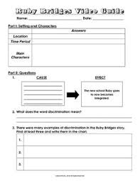 Ruby Bridges Movie Guide Ruby Bridges Movie Guide Classroom Projects