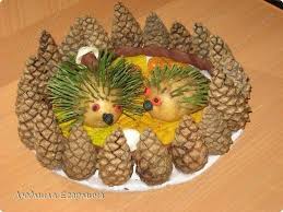 поделки из природного материала в детском саду на тему осень Osennie Podelki20 Jpg 520 390 Vegetable Animals Diy Baby Stuff Crafts For Kids