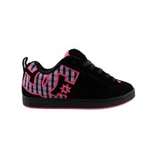 Black And Pink Womens Dc Shoes Pin On Shoes