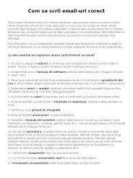 (curriculum vitae) foarte bine, pentru a avea o sansa in plus de a fi contactati pentru un posibil interviu. 1 Cum Sa Scrii Un Email