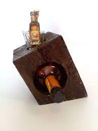 Wooden egg holder wooden candle holder wooden taco rock whisky stone,glass hand washing bottle,dispenser with sponge holder. Items Similar To Crooked Whiskey And Shot Glass Holder On Etsy Shot Glass Holder Glass Holders Bottle Opener Wall