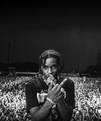 Black And White Crowd Wallpaper A Ap Rocky Nixxboi Pretty Flacko Asap Rocky Wallpaper Black And White Aesthetic