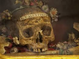 Valentine that the catholic church discontinued liturgical veneration of him in 1969, though his name remains. The Skull Of St Valentine The Patron Protector Of Lovers