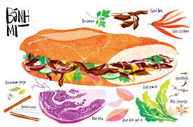 Banh Mi Illustration Lebensmittel Rezepte