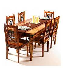 Wooden dining set code : Indian Hub Dining Table Set With 6 Chair Buy Indian Hub Dining Table Set With 6 Chair Online At Best Prices In India On Snapdeal