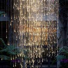 Falling Rain Light Exhibit At Longwood Gardens Artist Bruce Munro Rain Lights Light Installation Lights