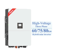 Deye SUN-60/75/80K-SG02HP3-EU-EM6 Hybrid 80Kw Inverter 380v Solar Power  Inverter Deye 80kw for HV 100kwh 200kwh Battery