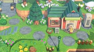 I Stumbled Across This Way Of Doing Curved Paths When Trying To Connect Up The Ramp To The Able Sister Animal Crossing Animal Crossing Game New Animal Crossing