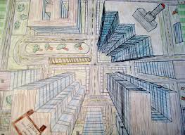 Birds Eye View Drawing 7th Grade 1 Point Birds Eye View Architecture Sketch Drawings Birds Eye
