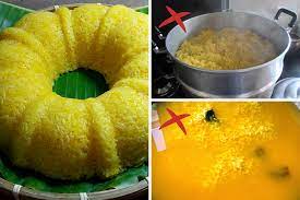 Beras pulut biasanya dimasak secara tanak atau kukus yang akan dimasukkan santan atau kunyit yang menjadi resepi pulut tanak itu semakin sedap dan menyelerakan. Cara Masak Pulut Kuning Biasanya Kita Perlu Merendam Beras Pulut Sebelum Dikukus Ia Bagi Memastikan Pulut Kuning Yang Dimasak Food Recipes Traditional Cakes