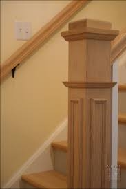 A home is more than just a house. Trimwork Close Ups Modified Oak Box Newel Post