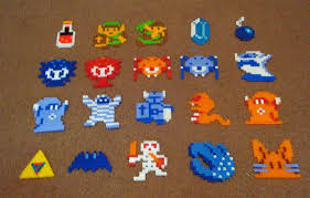 From The Nes Legend Of Zelda Amp Nbsp Contains A Potion 2 Links A Rupee A Bomb 2 Octorocks Amp Perler Bead Art Melty Bead Designs Perler Bead Patterns