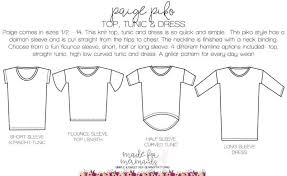 Paige Piko Top Tunic Dress Free Womens Sewing Patterns